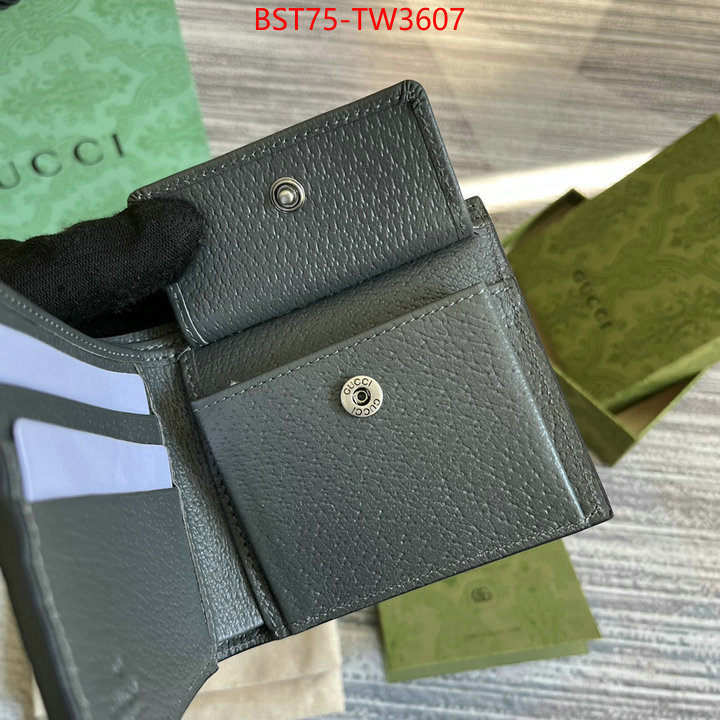 Gucci Bags(TOP)-Wallet-,best ,ID: TW3607,$: 75USD