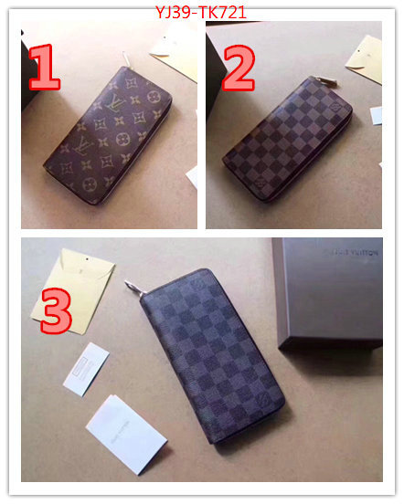 LV Bags(4A)-Wallet,ID: TK721,$:39USD