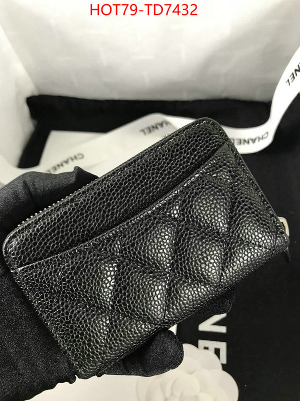 Chanel Bags(TOP)-Wallet-,ID: TD7432,$: 79USD