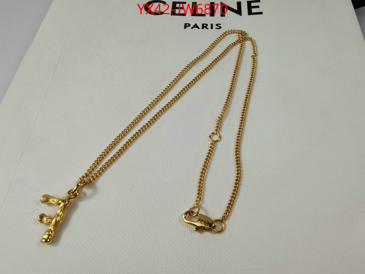 Jewelry-CELINE,2023 replica wholesale cheap sales online , ID: JW6870,$: 42USD