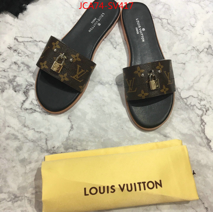 Women Shoes-LV,what 1:1 replica , ID: SV417,$:74USD