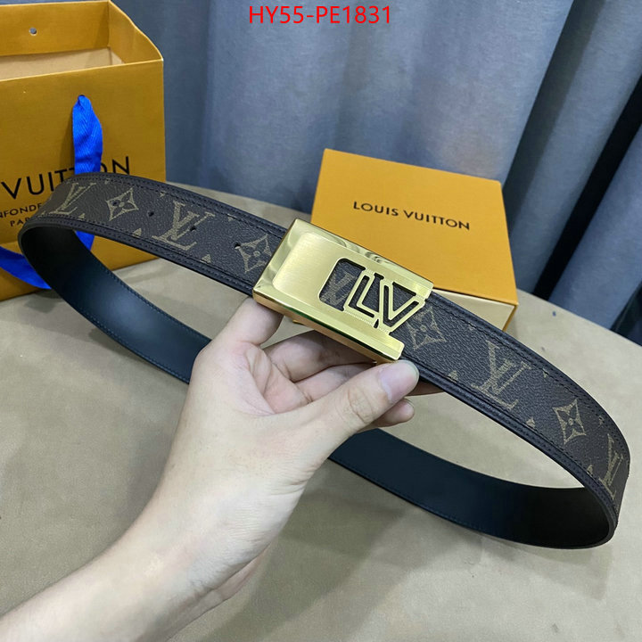 Belts-LV,the best quality replica , ID: PE1831,$: 55USD