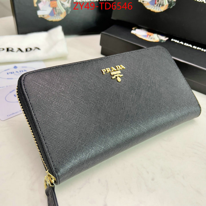 Prada Bags(4A)-Wallet,shop designer ,ID: TD6546,$: 49USD