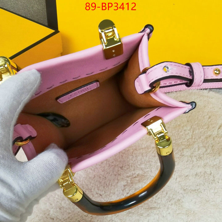 Fendi Bags(4A)-Sunshine-,high ,ID: BP3412,$: 89USD