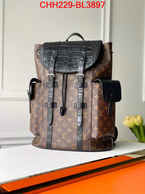 LV Bags(TOP)-Backpack-,ID: BL3897,$: 229USD