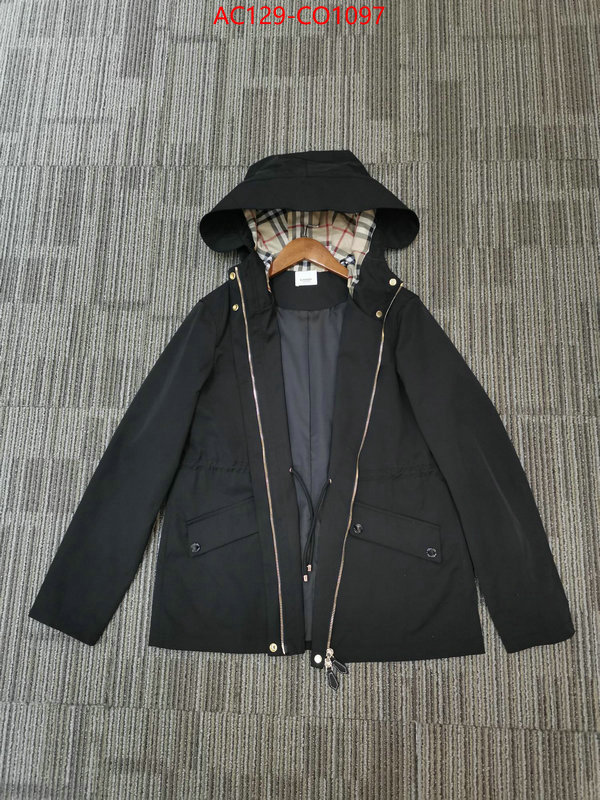 Down jacket Women-Burberry,aaaaa+ replica , ID: CO1097,$: 129USD