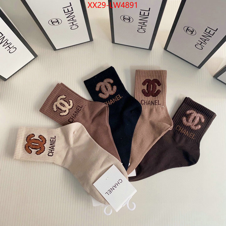 Sock-Chanel,from china , ID: LW4891,$: 29USD