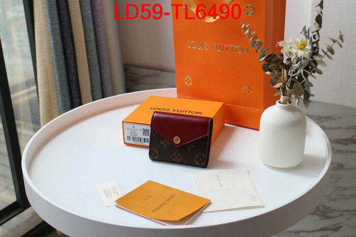LV Bags(TOP)-Wallet,ID:TL6490,$: 59USD