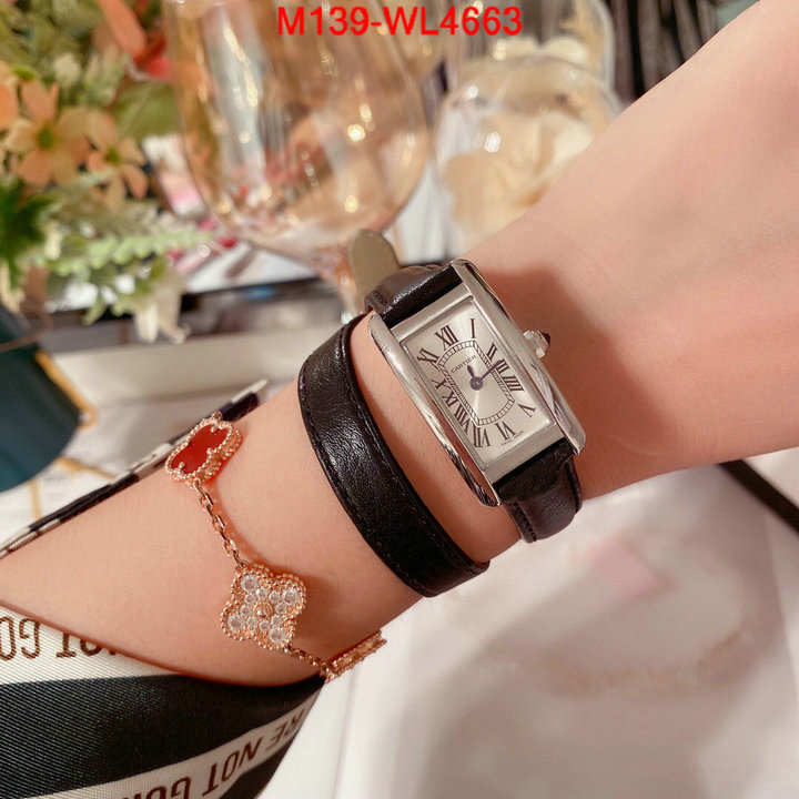 Watch(4A)-Cartier,luxury cheap , ID: WL4663,$: 139USD
