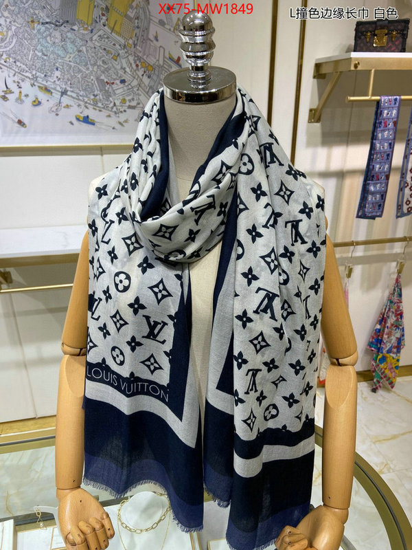 Scarf-LV,customize best quality replica , ID: MW1849,$: 75USD