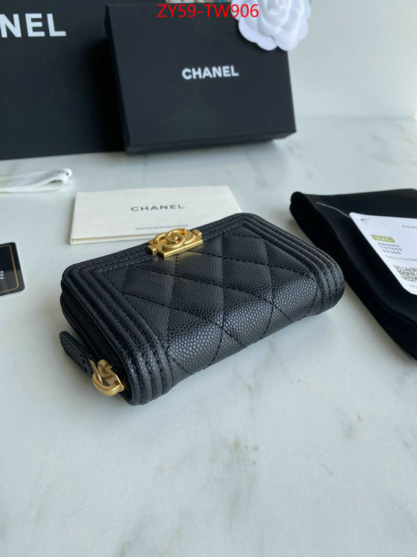 Chanel Bags(TOP)-Wallet-,ID: TW906,$: 59USD