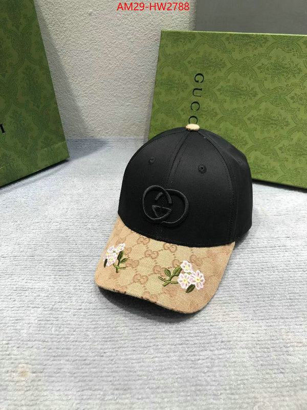 Cap (Hat)-Gucci,customize the best replica , ID: HW2788,$: 29USD