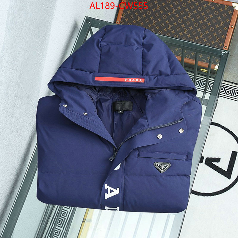 Down jacket Men-Prada,first top , ID: CW555,$: 189USD