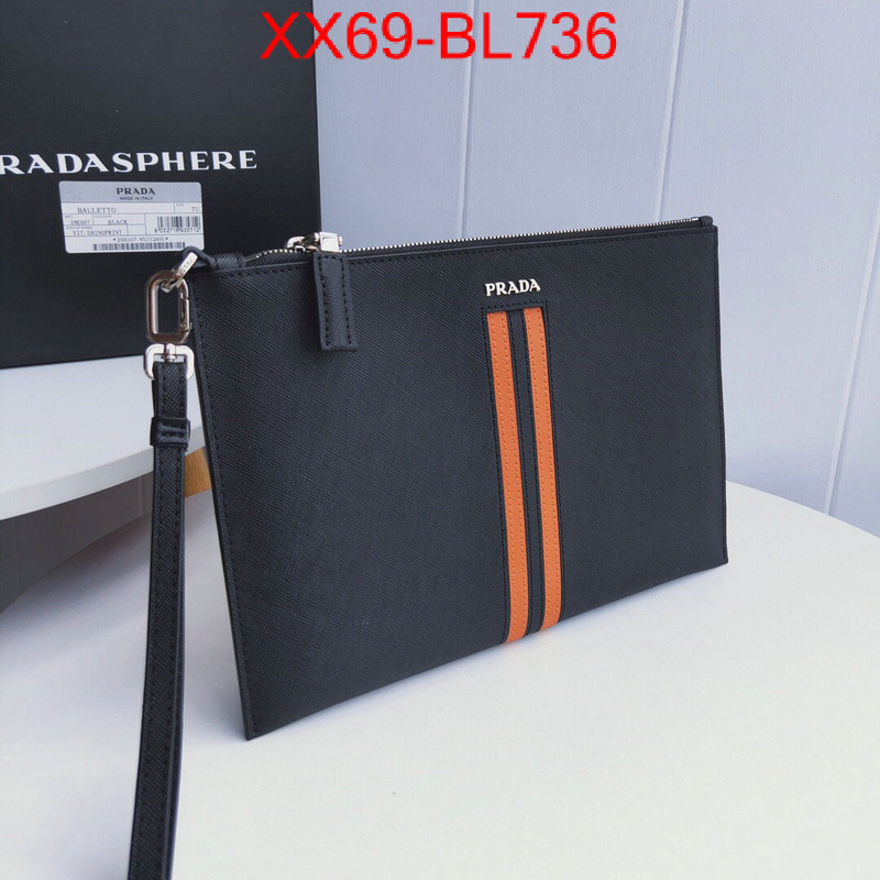 Prada Bags(TOP)-Clutch-,ID: BL736,$:69USD