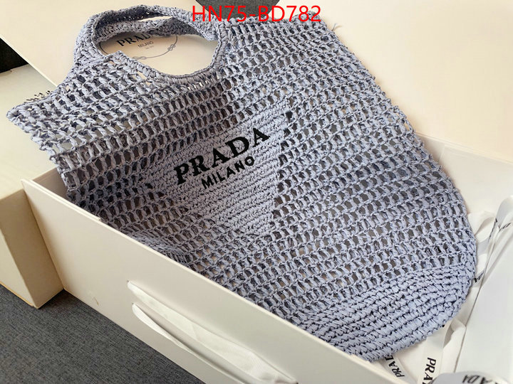 Prada Bags(4A)-Handbag-,what's best ,ID: BD782,$: 75USD