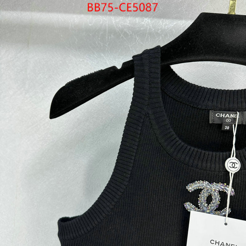 Clothing-Chanel,luxury shop , ID: CE5087,$: 75USD