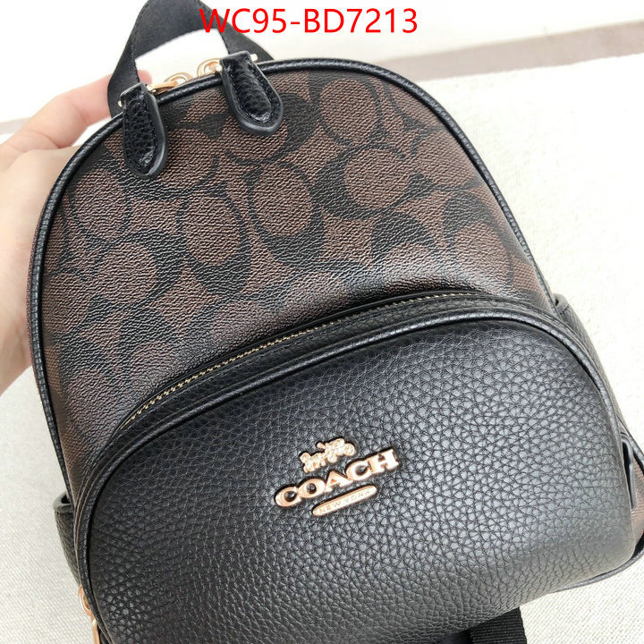 Coach Bags(4A)-Backpack-,top designer replica ,ID: BD7213,$: 95USD