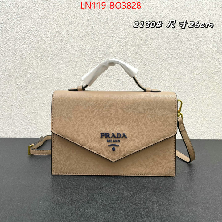 Prada Bags(4A)-Diagonal-,designer replica ,ID: BO3828,$: 119USD