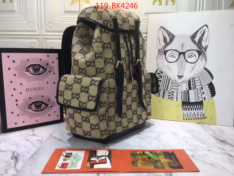 Gucci Bags(4A)-Backpack-,cheap replica designer ,ID: BK4246,$: 119USD