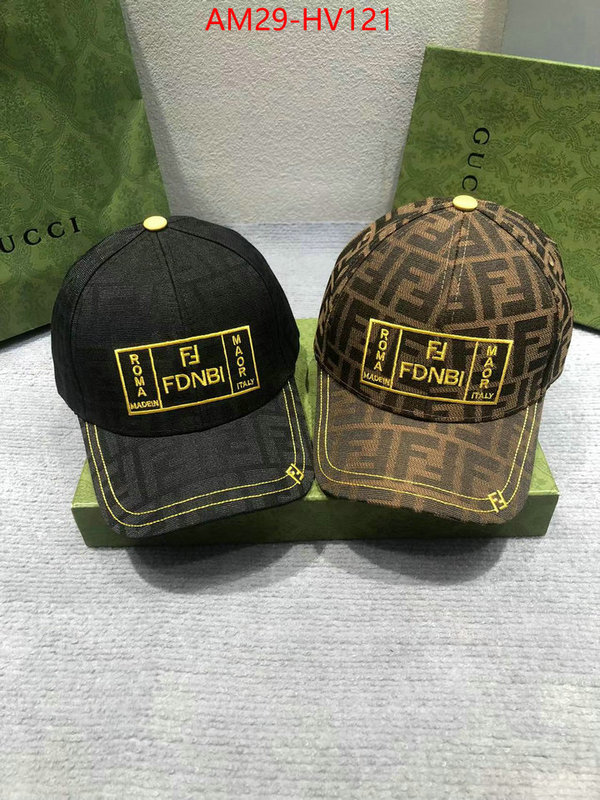 Cap (Hat)-Fendi,what is a 1:1 replica , ID: HV121,$: 29USD