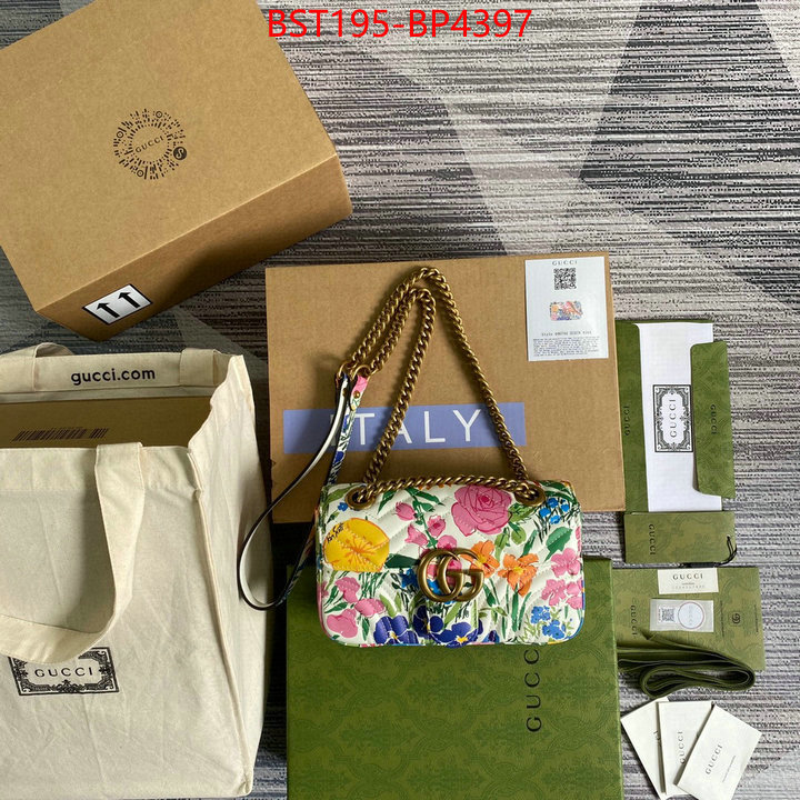 Gucci Bags(TOP)-Marmont,the quality replica ,ID: BP4397,$: 195USD