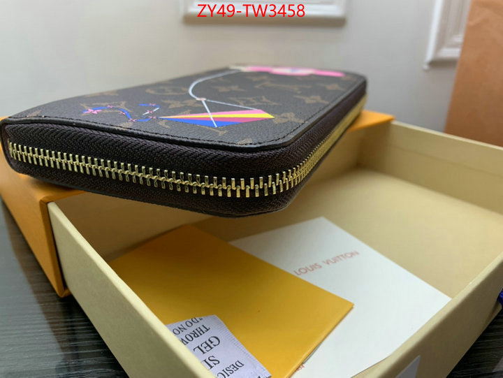 LV Bags(4A)-Wallet,wholesale 2023 replica ,ID: TW3458,$: 49USD