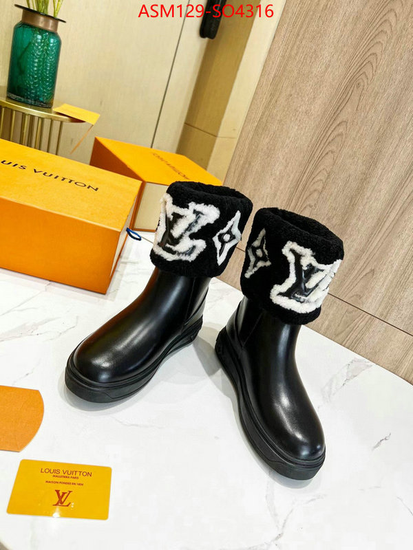 Women Shoes-LV,high quality 1:1 replica , ID: SO4316,$: 129USD