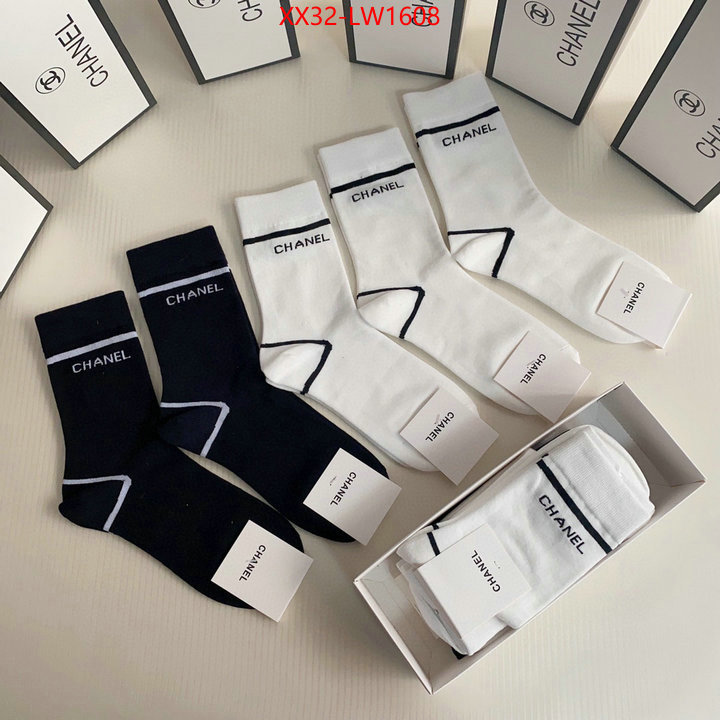 Sock-Chanel,website to buy replica , ID: LW1608,$: 32USD