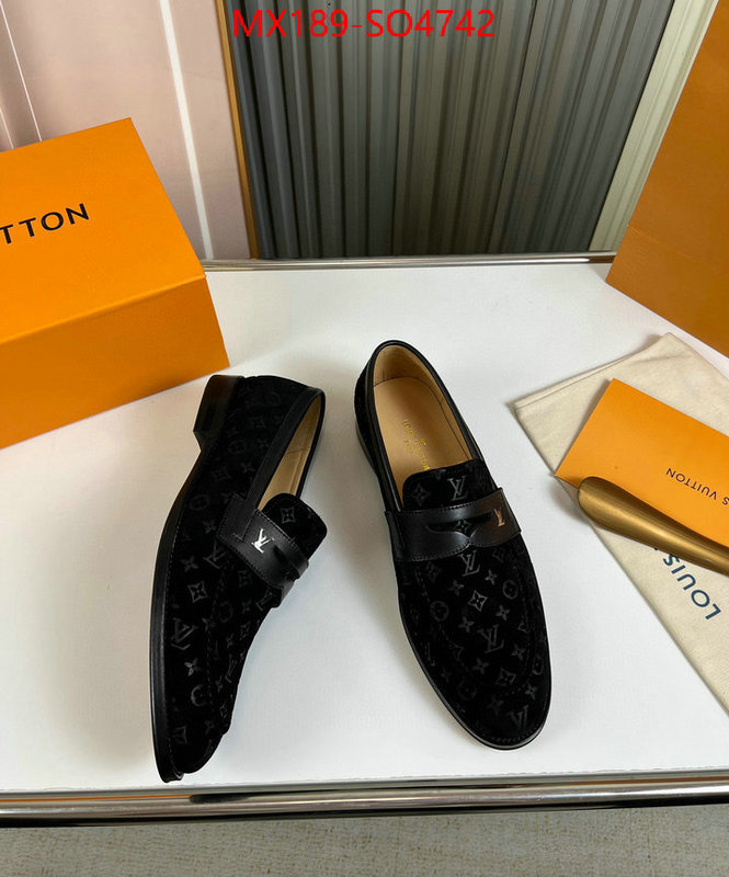 Men Shoes-LV,2023 aaaaa replica 1st copy , ID: SO4742,$: 189USD