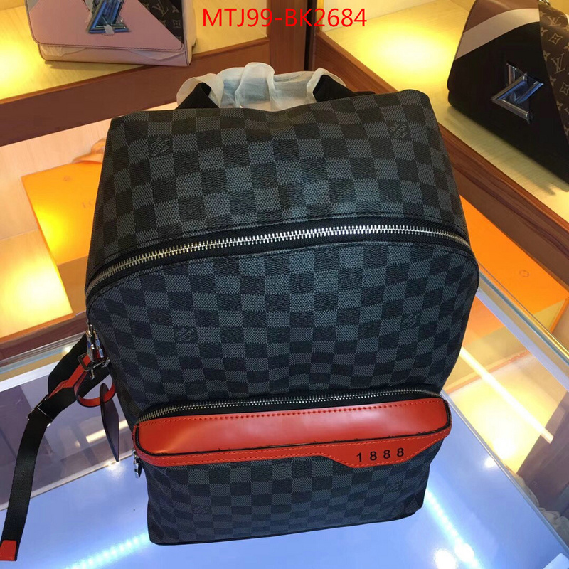 LV Bags(4A)-Backpack-,ID: BK2684,$:99USD