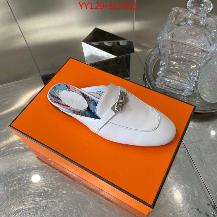 Women Shoes-Hermes,brand designer replica , ID: SL7691,$: 129USD