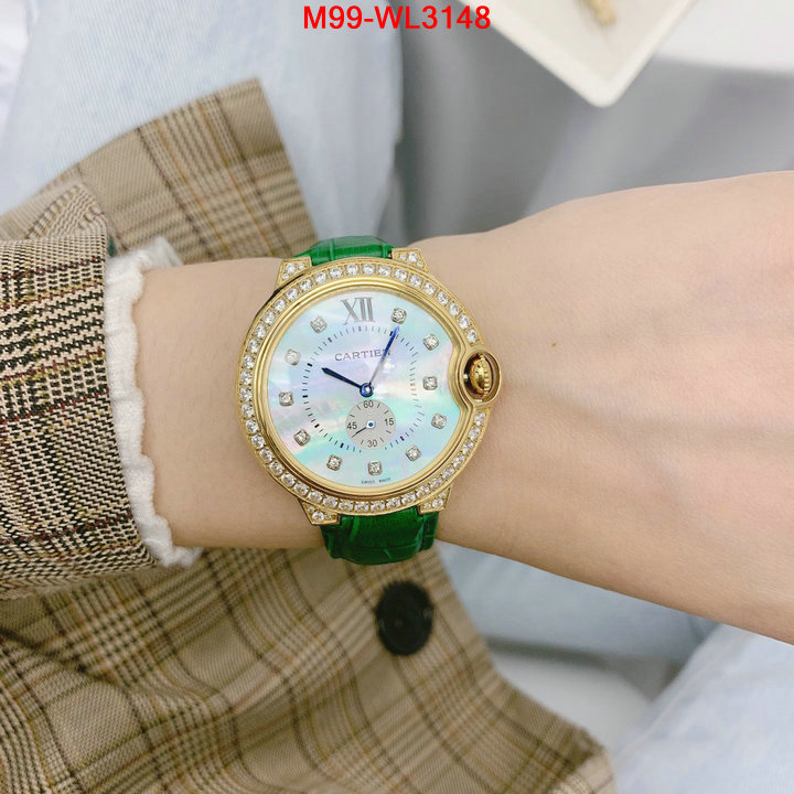 Watch(4A)-Cartier,1:01 , ID: WL3148,$: 99USD