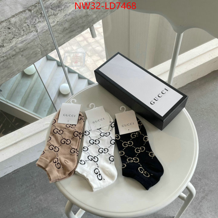 Sock-Gucci,top quality fake , ID: LD7468,$: 32USD