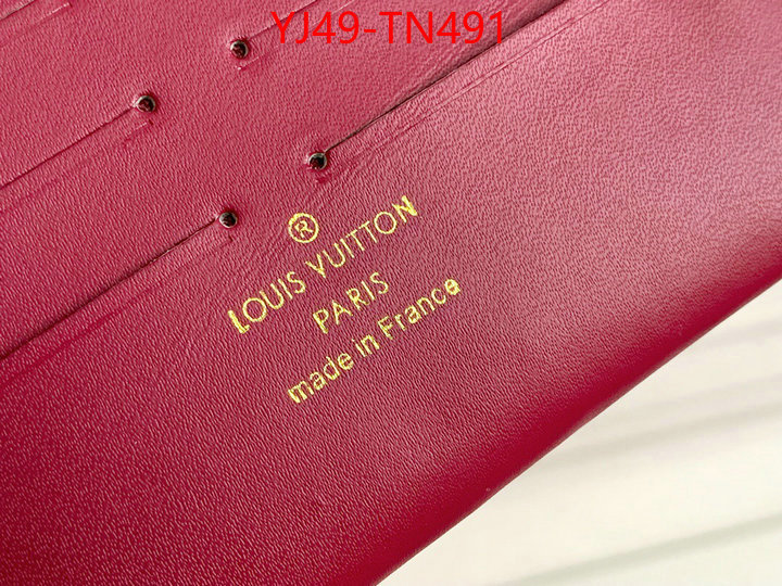 LV Bags(4A)-Wallet,ID: TN491,$: 49USD