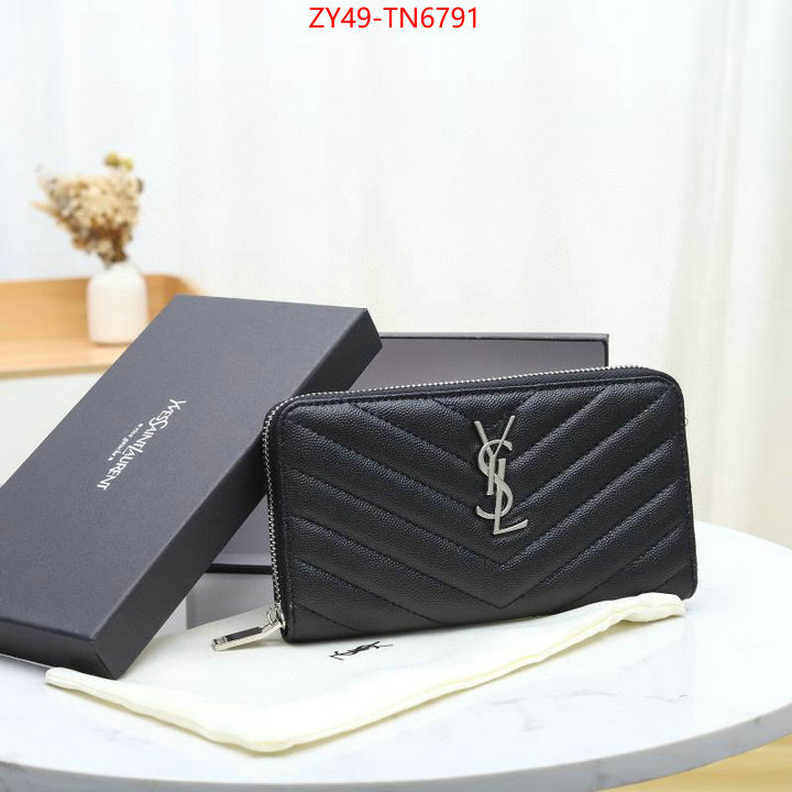 YSL Bag(4A)-Wallet-,ID: TN6791,$: 49USD