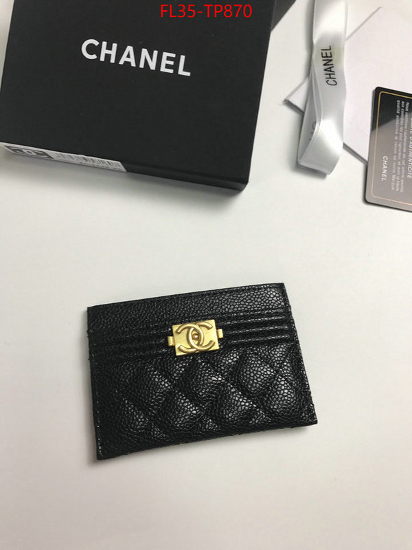 Chanel Bags(4A)-Wallet-,ID: TP870,$: 35USD