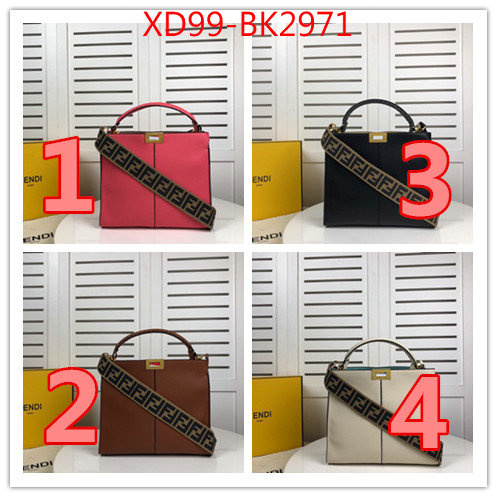 Fendi Bags(4A)-Peekaboo,replica 2023 perfect luxury ,ID: BK2971,$:99USD