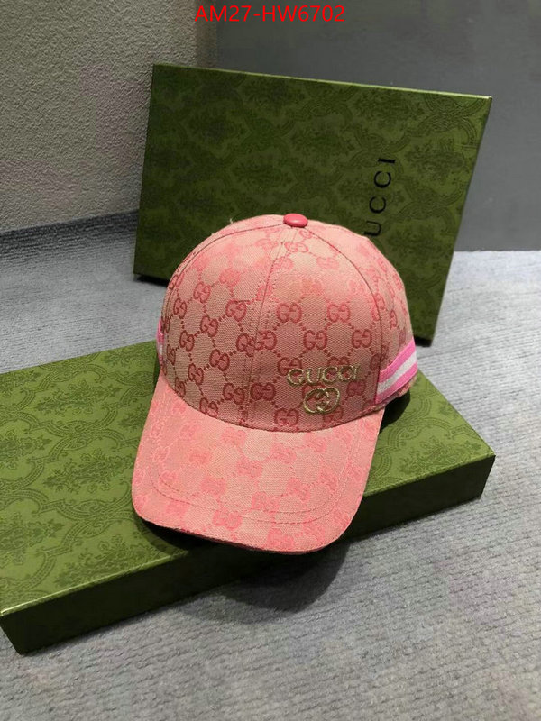 Cap (Hat)-Gucci,wholesale , ID: HW6702,$: 27USD