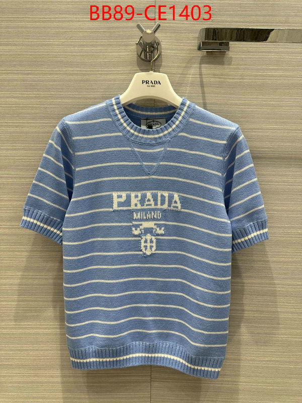 Clothing-Prada,high quality designer , ID: CE1403,$: 89USD