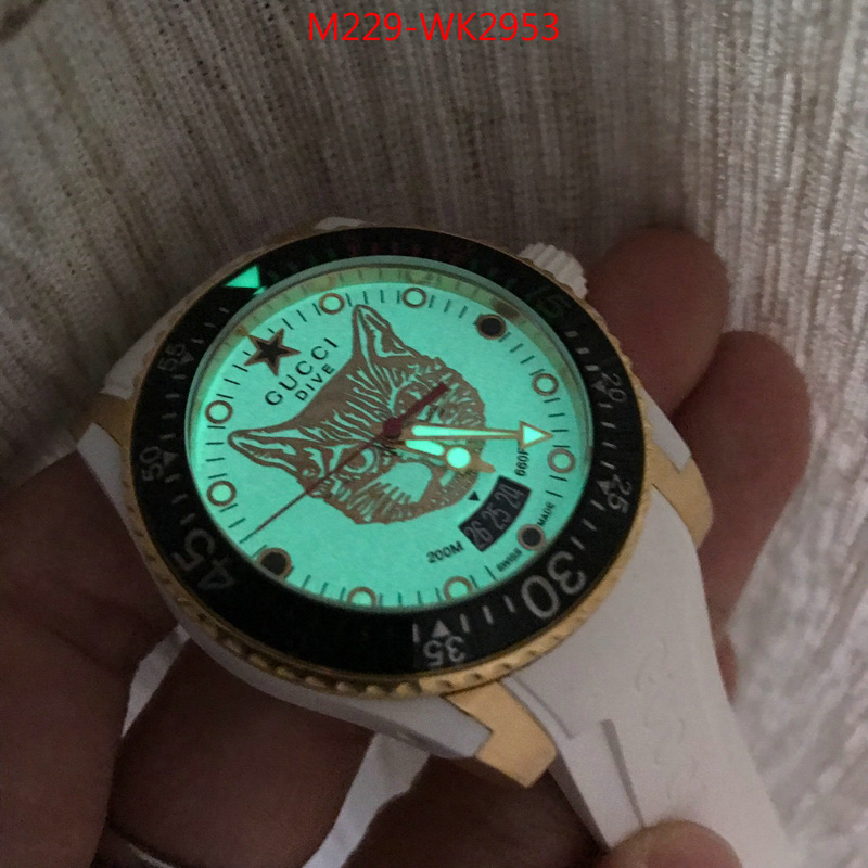 Watch(TOP)-Gucci,buy cheap , ID: WK2953,$:229USD