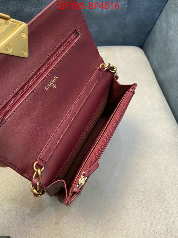 Chanel Bags(TOP)-Diagonal-,ID: BP4816,$: 189USD