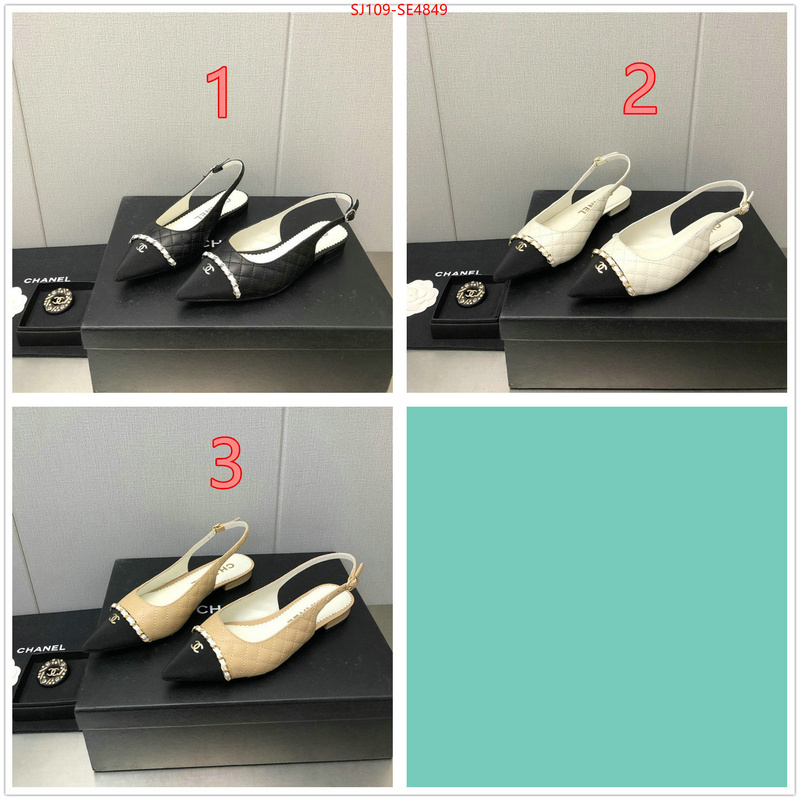 Women Shoes-Chanel,cheap replica designer , ID: SE4849,$: 109USD