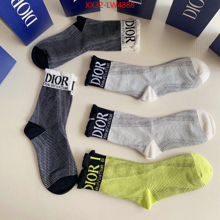 Sock-Dior,replica online , ID: LW4888,$: 32USD