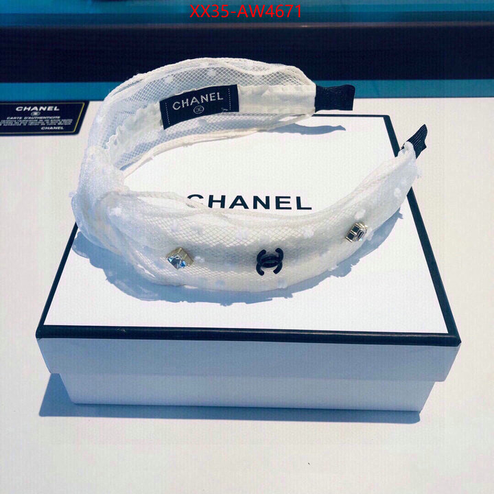 Hair band-Chanel,high quality 1:1 replica , ID: AW4671,$: 35USD