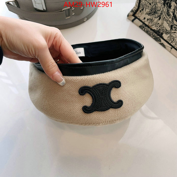 Cap (Hat)-Celine,2023 perfect replica designer , ID: HW2961,$: 29USD