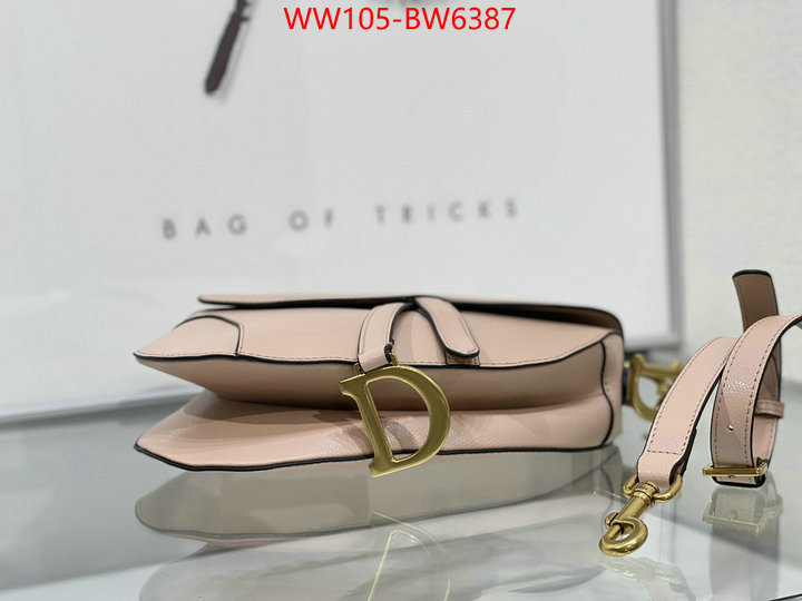 Dior Bags(4A)-Saddle-,ID: BW6387,$: 105USD