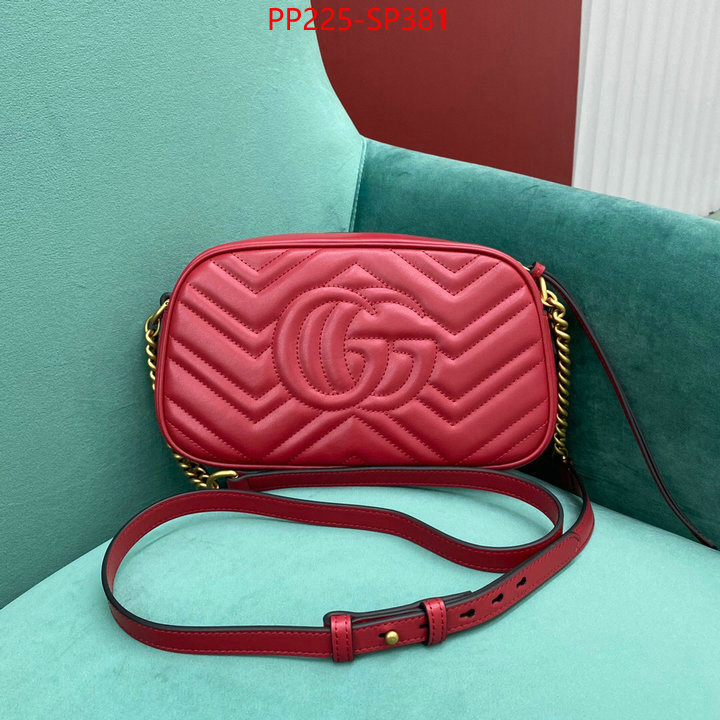 Gucci Bags(TOP)-Marmont,ID: BP381,$: 225USD