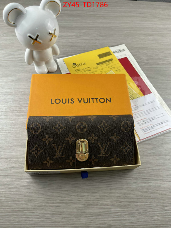 LV Bags(4A)-Wallet,ID: TD1786,$: 45USD