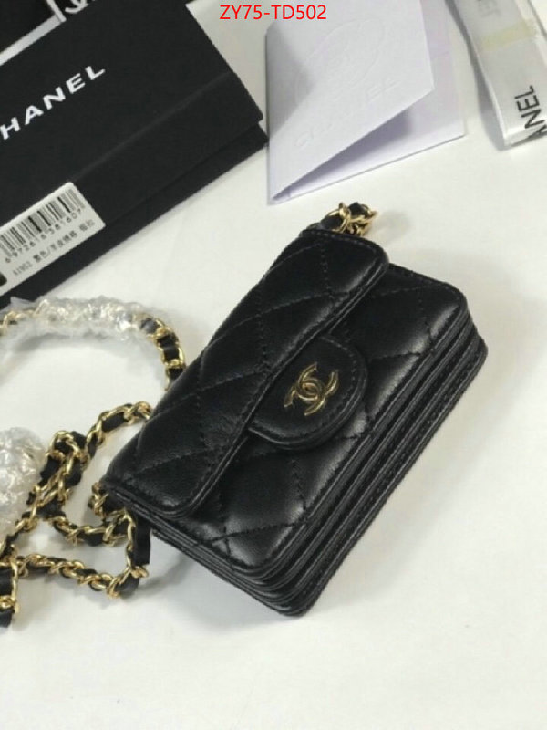 Chanel Bags(4A)-Wallet-,ID: TD502,$: 75USD