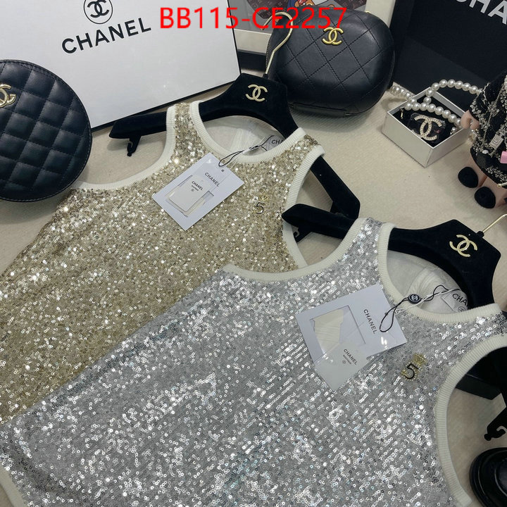 Clothing-Chanel,styles & where to buy , ID: CE2257,$: 115USD